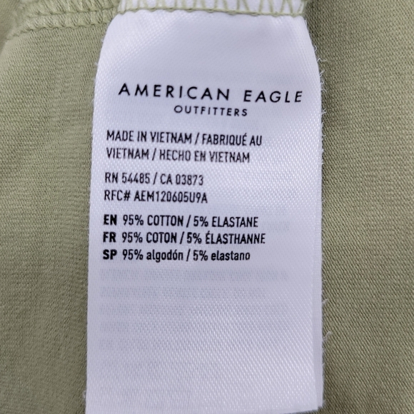 AEO Women's Olive Green Suntwist Convertible Cami Tank Top Size XL - Picture 8 of 10